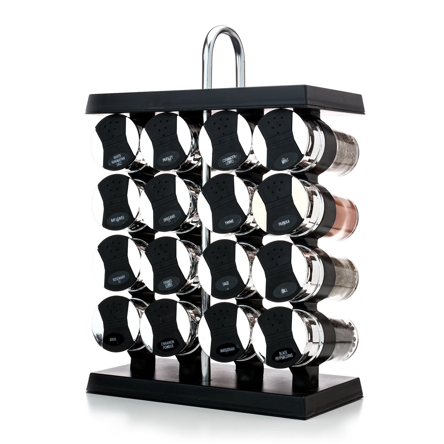 16-pc Revolving Countertop Carousel Spice Rack Set – Urban Gourmet