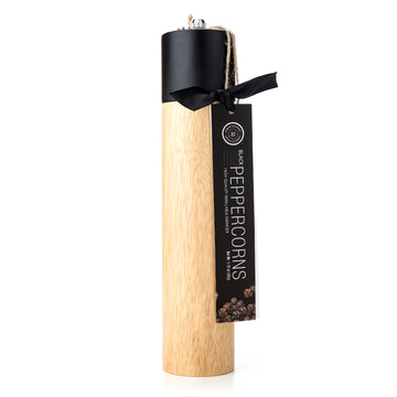 ARLO 10'' - Wooden Cylinder Grinder with Colored Head with Black Peppercorn