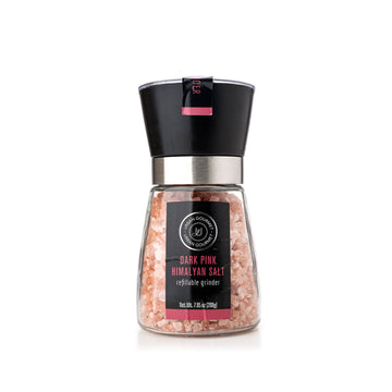 THE MINI CLASSIC Dark Pink Himalayan Salt Glass Grinder, 5