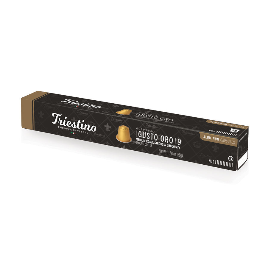 TRIESTINO Gusto Oro Aluminum Coffee Capsules